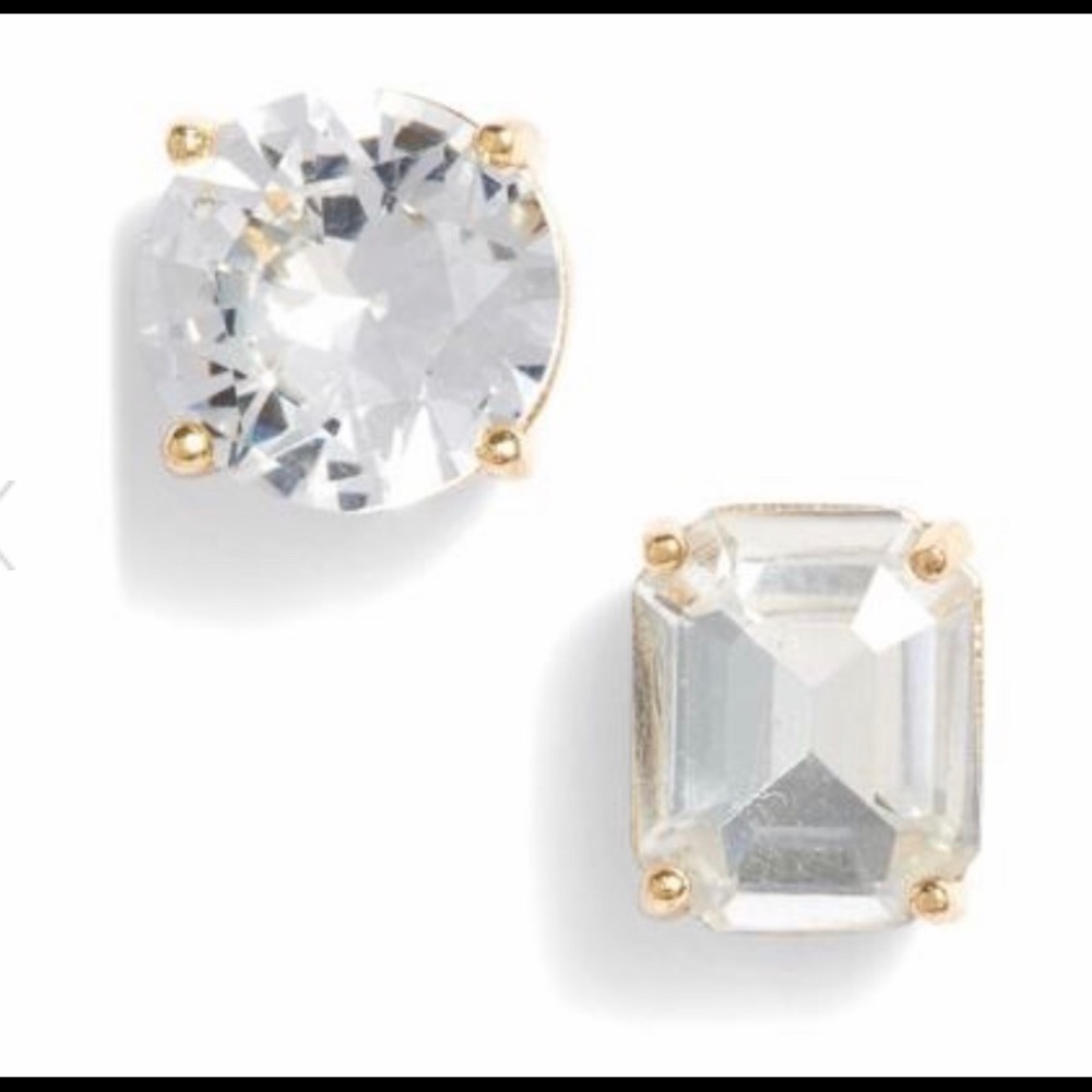Kate Spade ♠️ - Mismatched Faceted Stud Earrings